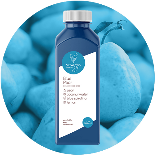 Blue Pear Juice